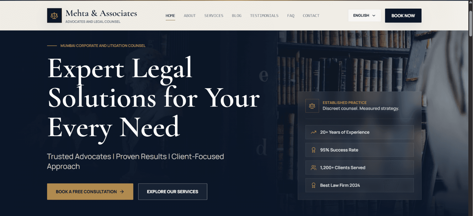 Mehta & Associates project preview