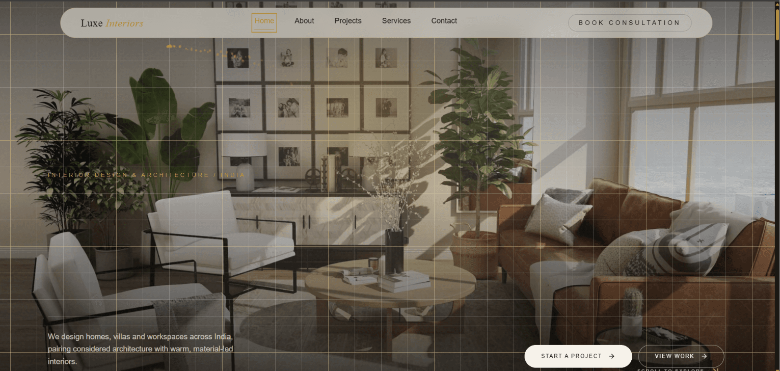 Luxe Interior project preview