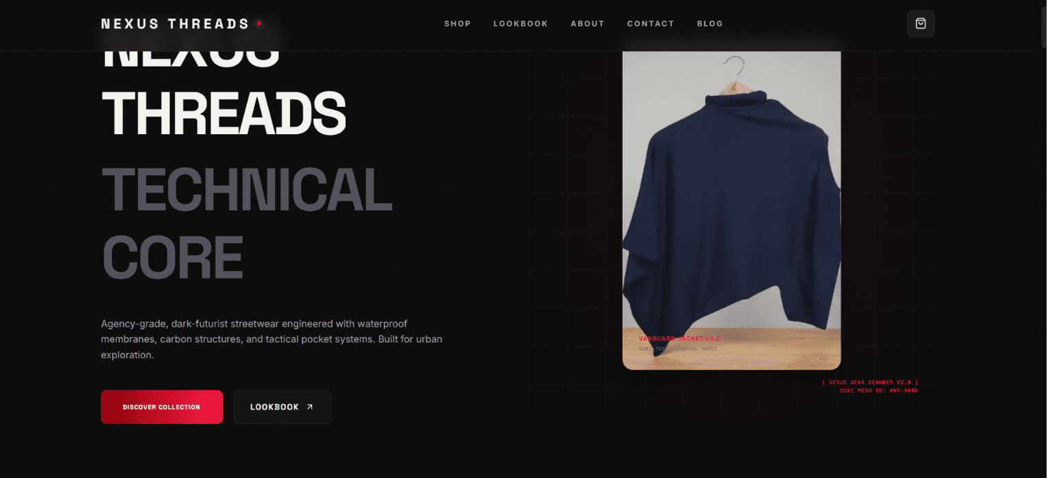 Nexus Threads project preview